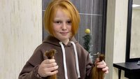 Тактичні каски за пів метра волосся: 9-річна дівчинка допомогла ЗСУ (ФОТО) 