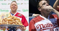  Американець знову побив рекорд у поїданні хот-догів (ВІДЕО) 