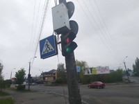 На перетині вулиць Шухевича і Князя Володимира не працює світлофор (ФОТО)