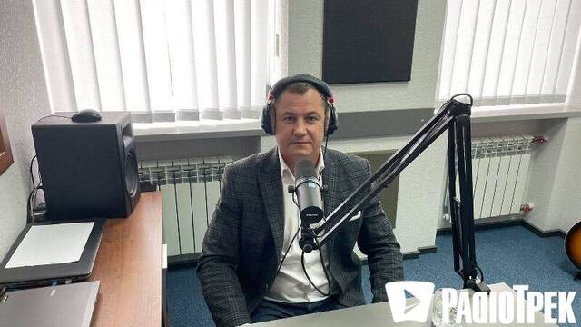 Сергій Євтушок у студії «Радіо Трек»