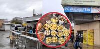На базарі в центрі Рівного звільняють проїзд і продають справжнє море грибів (ФОТО)