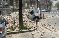 Столицю Хорватії трухнули землетруси. Цегла засипала автомобілі (ФОТО/ВІДЕО)