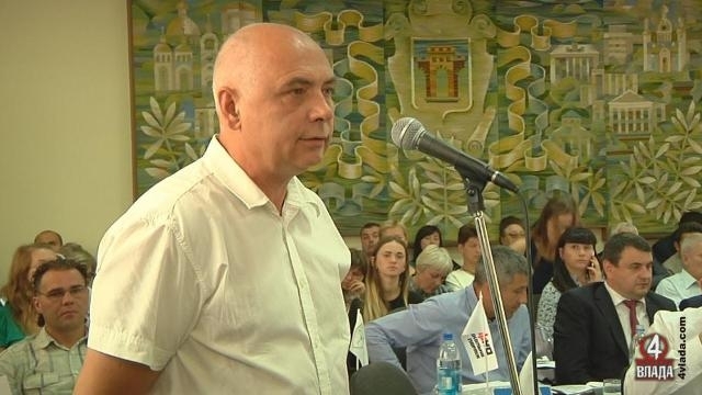 Юрій Бойко на сесії міської ради