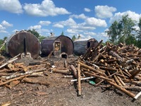 На Сарненщині вилучили печі для випалювання та 20 тонн деревного вугілля