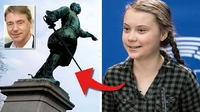 Швеція: Забрати пам'ятники Карлу ХІІ та Карлу Ліннею і поставити... Греті! (ФОТО)