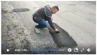 «Латковий ремонт на дорозі Рівне-Сарни - халтура», - активісти оцінили якість (ФОТО/ВІДЕО)