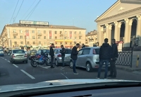Мотоцикліст потрапив у ДТП у центрі Рівного (ФОТО)