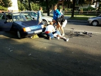 На вулиці Степана Бандери збили велосипедиста