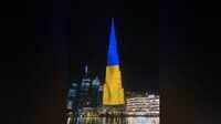 Найвищий хмарочос світу засяяв у кольорах прапора України (ВІДЕО)