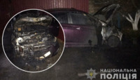 Автомобіль Hyundai згорів у місті неподалік Рівного. Поліція шукає палія (ФОТО)