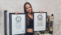 Дівчинка з Одещини вдруге потрапила до Книги рекордів Гіннеса (ФОТО)