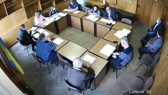Засідання комісії. Скріншот з онлайн трансляції