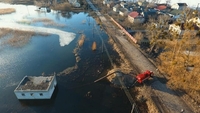 На Дубенщині тала вода затопила село (ФОТО) 