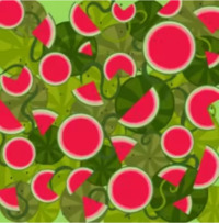 Загадка для найрозумніших: Знайдіть змію серед кавунів