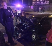 Водій в'їхав у кільце на виїзді з Рівного (ФОТОФАКТ)