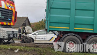 Поліцейське авто потрапило у ДТП на Рівненщині: є травмовані (ФОТО)