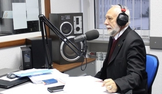 Юрій Кармазін під час попереднього візиту на Радіо Трек