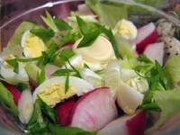 Салат з яйцем і редискою (РЕЦЕПТ)