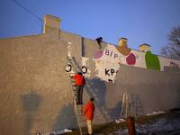 У столиці зафарбували мурал Соні Морозюк (ФОТО)