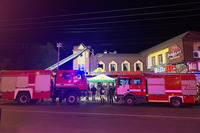 Пожежу в рівненському кафе «Майдан» вже загасили (ФОТО)

